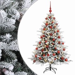 VidaXL Sztuczna choinka z bombką 150 cm 150 LED Ciepła biel