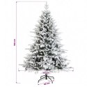 VidaXL Sztuczna choinka z bombką 150 cm 150 LED Ciepła biel