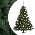 VidaXL Sztuczna choinka z bombką 150 cm 150 LED Ciepła biel