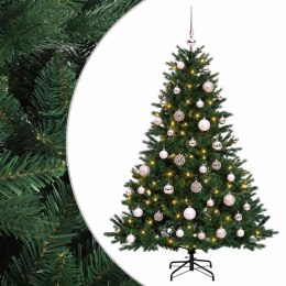 VidaXL Sztuczna choinka z bombką 150 cm 150 LED Ciepła biel