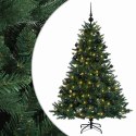 VidaXL Sztuczna choinka z bombką 150 cm 150 LED Ciepła biel
