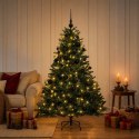 VidaXL Sztuczna choinka z bombką 150 cm 150 LED Ciepła biel
