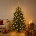 VidaXL Sztuczna choinka z bombką 150 cm 150 LED Ciepła biel
