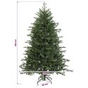 VidaXL Sztuczna choinka z bombką 150 cm 150 LED Ciepła biel