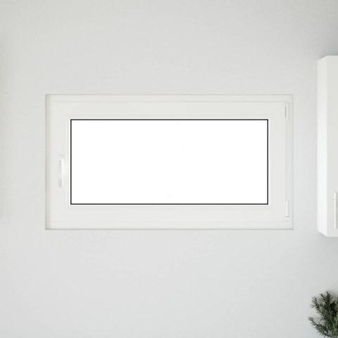 BIAŁA WEWNĘTRZNA KOLOR OKNA PIWNICZNEGO RISOR 110 X 50 CM