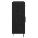 VidaXL Bufet Czarny Dąb 69,5 x 34 x 90 cm Drewno inżynieryjne