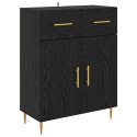 VidaXL Highboard 2 szt. Czarny Dąb 69,5 x 34 x 180 cm