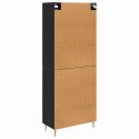 VidaXL Highboard 2 szt. Czarny Dąb 69,5 x 34 x 180 cm