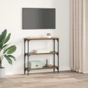 KONSOLA STARE DREWNO 75 X 22,5 X 75 CM DREWNO INŻYNIERYJNE