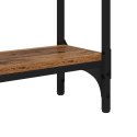 KONSOLA STARE DREWNO 75 X 22,5 X 75 CM DREWNO INŻYNIERYJNE