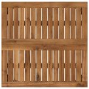 VidaXL Stolik kawowy Naturalny i kawowy 60 x 60,5 x 36 cm