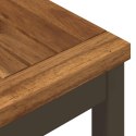 VidaXL Stolik kawowy Naturalny i kawowy 60 x 60,5 x 36 cm