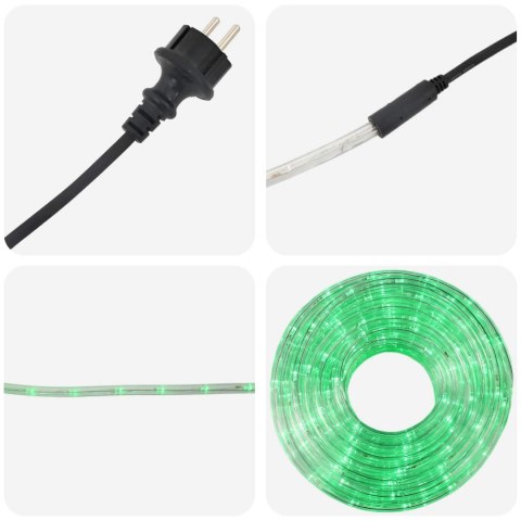 ŚWIĄTECZNY WĄŻ ŚWIETLNY LED 240 LED ZIELONY 10 M