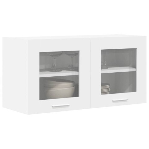 SZAFKA WISZĄCA BIAŁY 80 X 31 X 40 CM DREWNO INŻYNIERYJNE