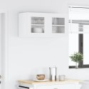 SZAFKA WISZĄCA BIAŁY 80 X 31 X 40 CM DREWNO INŻYNIERYJNE