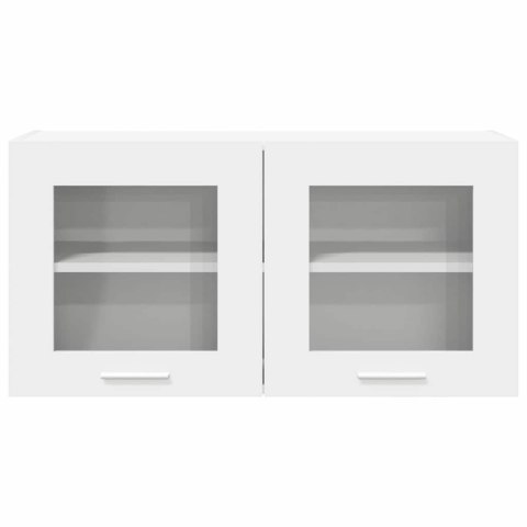 SZAFKA WISZĄCA BIAŁY 80 X 31 X 40 CM DREWNO INŻYNIERYJNE