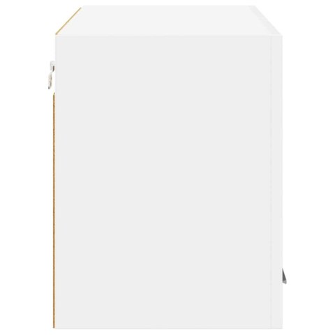 SZAFKA WISZĄCA BIAŁY 80 X 31 X 40 CM DREWNO INŻYNIERYJNE