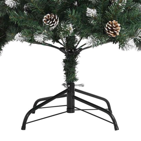 SZTUCZNA CHOINKA ZIELONY 120 CM PVC PLASTIK I STAL