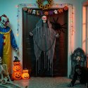 WISZĄCY PONURY ŻNIWIARZ NA HALLOWEEN SPOOKA CZARNY 112 X 164 CM