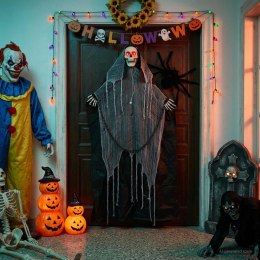 WISZĄCY PONURY ŻNIWIARZ NA HALLOWEEN SPOOKA CZARNY 112 X 164 CM