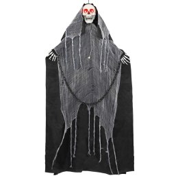 WISZĄCY PONURY ŻNIWIARZ NA HALLOWEEN SPOOKA CZARNY 112 X 164 CM