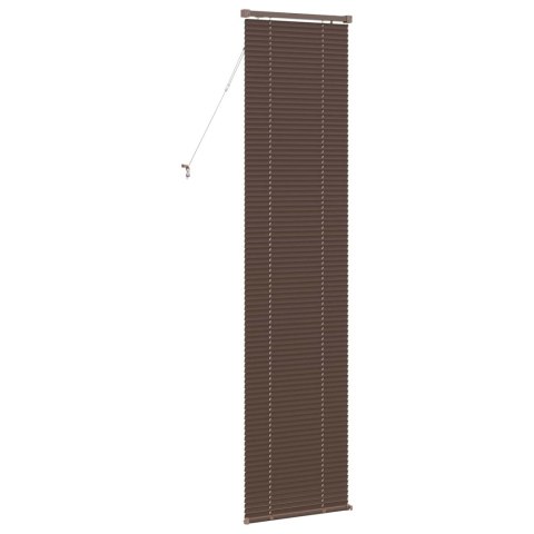 ŻALUZJA WENECKA CIEMNOBRĄZOWY ZE WZOREM 213 X 60 CM 25 MM PVC