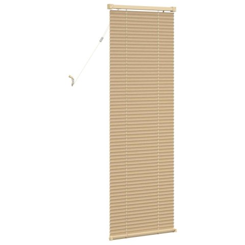 ŻALUZJA WENECKA JASNOBRĄZOWY ZE WZOREM 150 X 50 CM 25 MM PVC