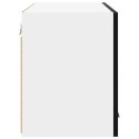 VidaXL Szafka wisząca Czarny Dąb i Biały 60 x 31 x 40 cm