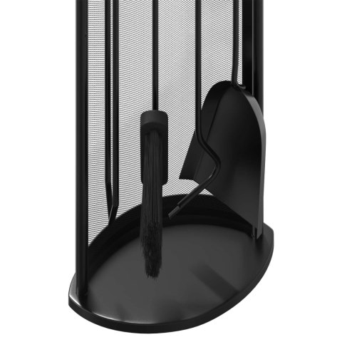 5-CZĘŚCIOWY ZESTAW NARZĘDZI KOMINKOWYCH 23X15X66CM STAL