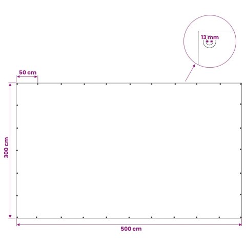 PLANDEKA 180G/M² 3X5M ZIELONA HDPE