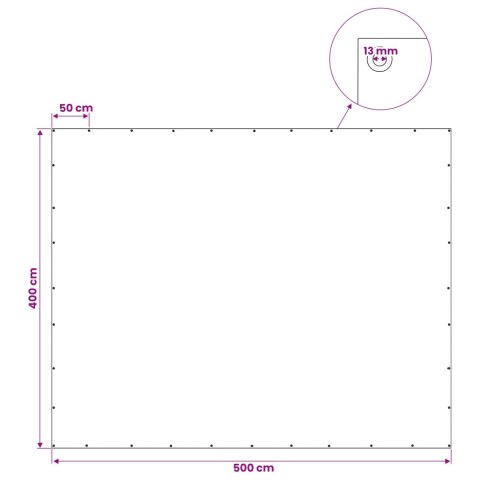 PLANDEKA 180G/M² 4X5M ZIELONA HDPE