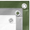 PLANDEKA 260G/M² 4X6M BIAŁA HDPE