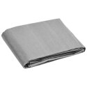 PLANDEKA PŁACHTA OCHRONNA 180G/M² 4X8M SZARA HDPE