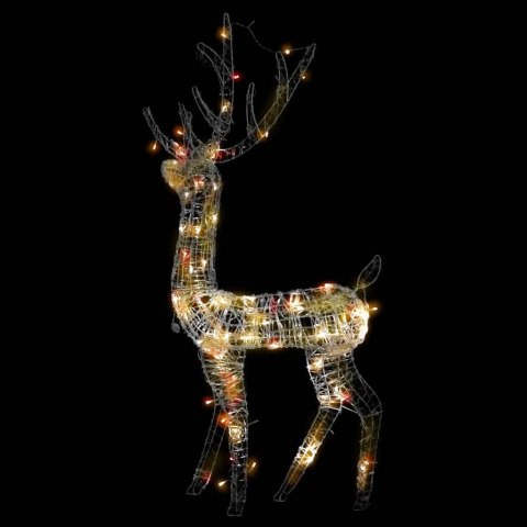 AKRYLOWE RENIFERY OZDOBNE 3 SZT. 128 CM KOLOROWE