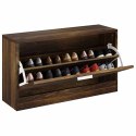 ŁAWKA Z MIEJSCEM NA BUTY PRZYDYMIONY DĄB 80X24X45 CM