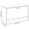 ŁAWKA Z MIEJSCEM NA BUTY PRZYDYMIONY DĄB 80X24X45 CM