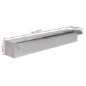 FONTANNA / WODOSPAD DO BASENU PROSTOKĄTNY ZE STALI NIERDZEWNEJ 60CM