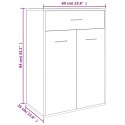 SZAFKA NA BUTY SZAROŚĆ BETONU 60X35X84CM