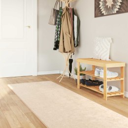 CHODNIK DYWANOWY MARSA KREMOWY 100 X 300 CM POLIESTER I PVC