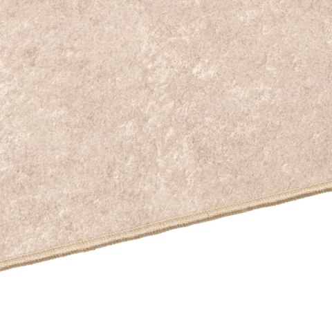 CHODNIK DYWANOWY MARSA KREMOWY 100 X 350 CM POLIESTER I PVC