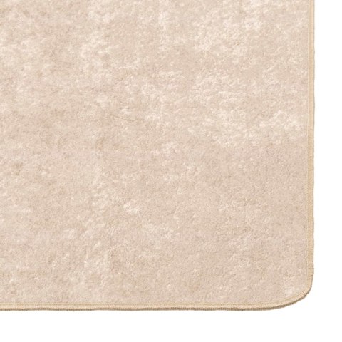 CHODNIK DYWANOWY MARSA KREMOWY 100 X 350 CM POLIESTER I PVC