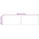 CHODNIK DYWANOWY MARSA KREMOWY 100 X 350 CM POLIESTER I PVC
