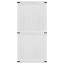 DRZWI DO STODOŁY CORONA 100 X 210 CM LITE DREWNO SOSNOWE BIAŁY