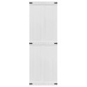DRZWI DO STODOŁY CORONA 70 X 210 CM LITE DREWNO SOSNOWE BIAŁY
