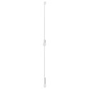 DRZWI DO STODOŁY CORONA 70 X 210 CM LITE DREWNO SOSNOWE BIAŁY