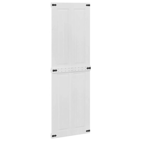 DRZWI DO STODOŁY CORONA 70 X 210 CM LITE DREWNO SOSNOWE BIAŁY