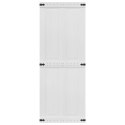 DRZWI DO STODOŁY CORONA 80 X 210 CM LITE DREWNO SOSNOWE BIAŁY