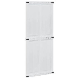 DRZWI DO STODOŁY CORONA 90 X 210 CM LITE DREWNO SOSNOWE BIAŁY