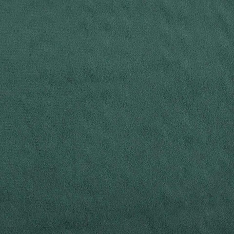 VidaXL Rama łóżka narożnego Ciemna zieleń 90 x 200 cm Aksamit