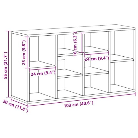 ŁAWKA Z MIEJSCEM NA BUTY SZARA 103X30X54,5CM